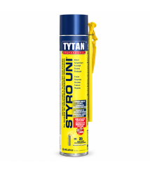 Adeziv spuma Tytan Professional STYRO UNI cu pai, 750 ml